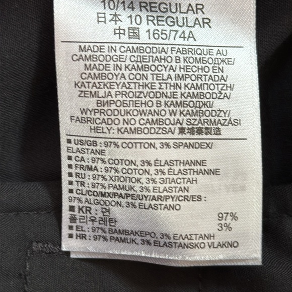 Gap Black Tailored Shorts size 10P - Picture 7 of 8